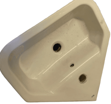 Lave-mains d'angle