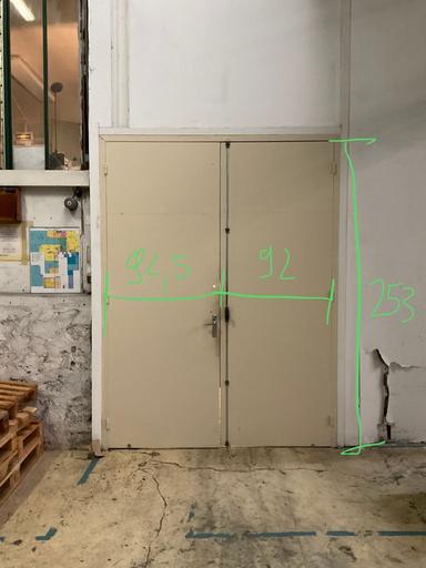 Grande porte bois double vantail