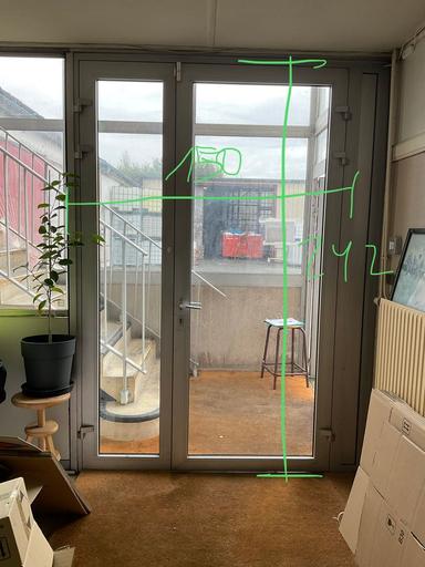 Baies vitrées intérieures ouvrantes