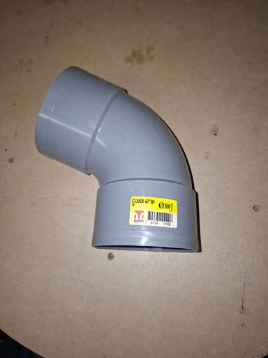 Coude pvc