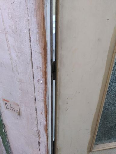 Porte bois intérieure + vitrage central