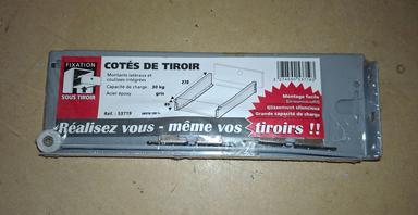 Côté de tiroir