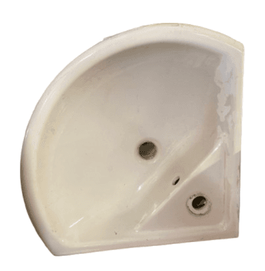 Lave-mains d'angle