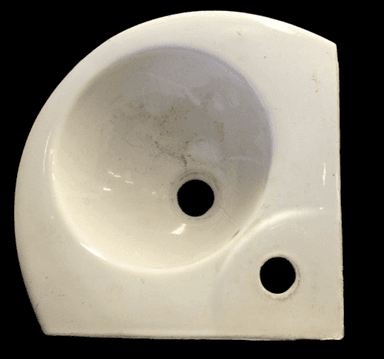 Lave-mains d'angle